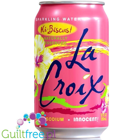 La Croix Hibiscus Sparkling Water,, sugar & sweeteners free, zero calories