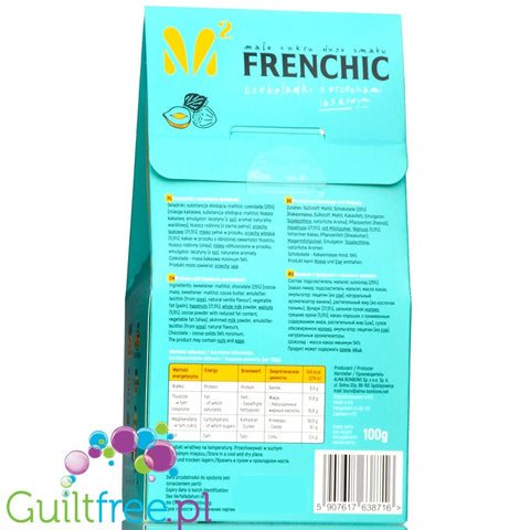 Frenchic Walnut & Hazelnut no added sugar  chocolate candies