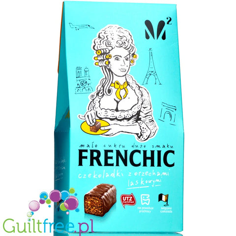 Frenchic Walnut & Hazelnut no added sugar  chocolate candies