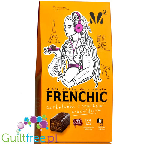 Frenchic Peanut no added sugar  chocolate candies