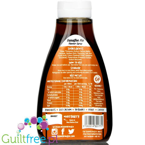 Skinny Food Banoffee zero calorie syrup