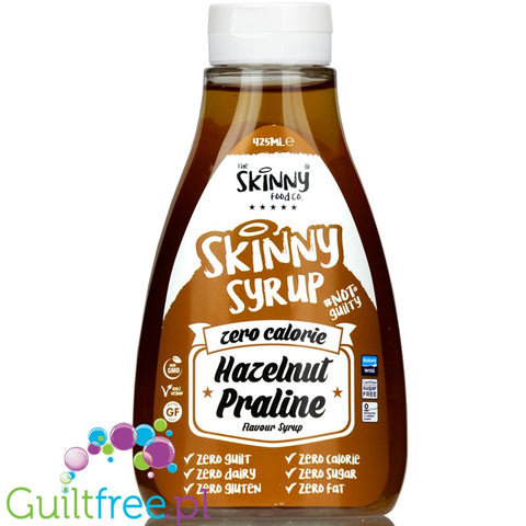 Skinny Food Hazelnut Praline zero calorie syrup