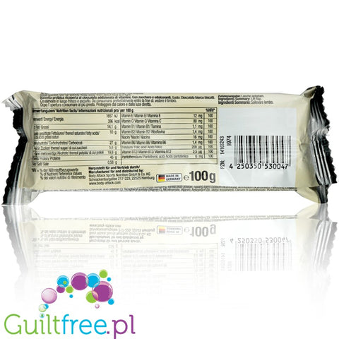 Body Attack Carb Control Cookie-O protein bar, 45g protein