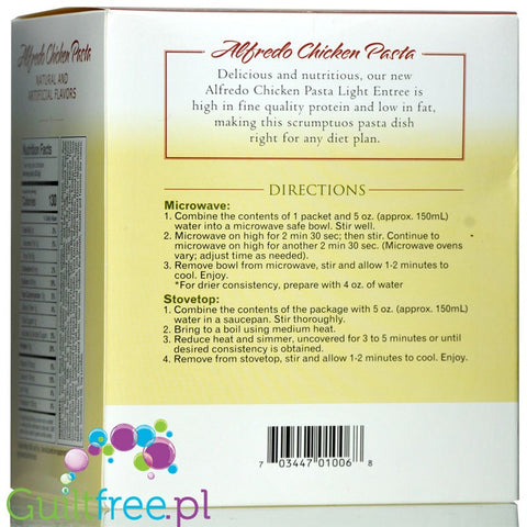 Healthy Living Foods Alfredo Chicken Pasta by Healthwise