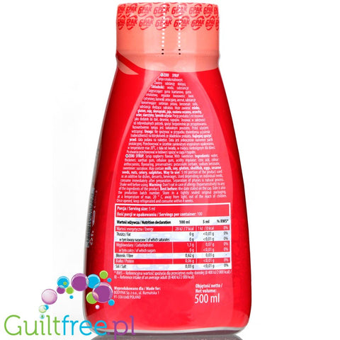 6Pak Nutrition Zero Sauce Raspberry