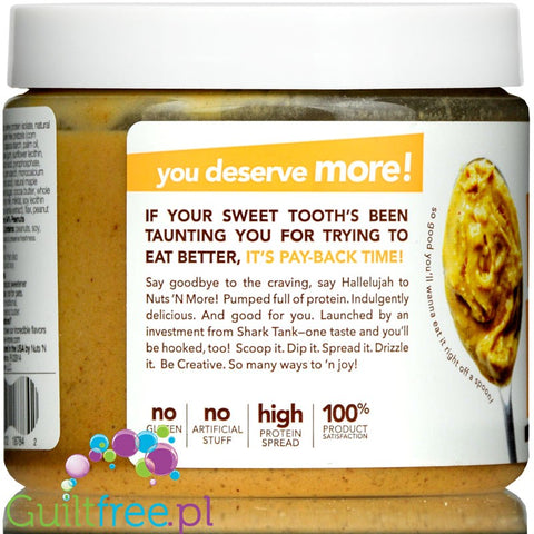 Nuts 'N More White Chocolate Pretzel Peanut Butter with Whey Protein