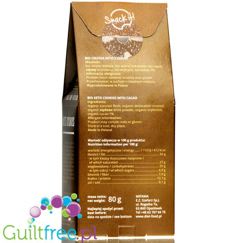 Diet Food Keto Cookies - organic cocoa keto cookies