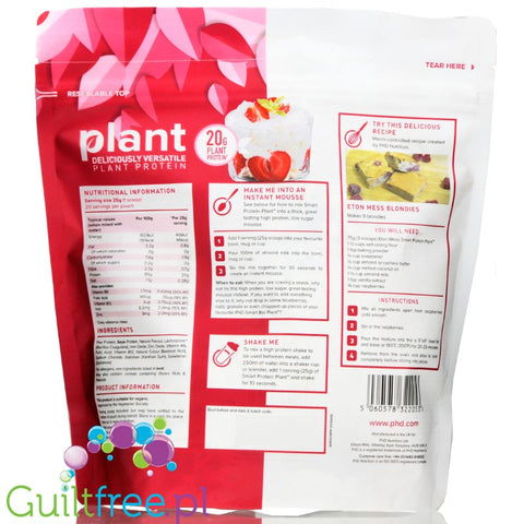Phd Smart Protein™ Plant Eton Mess  vegan protein powder