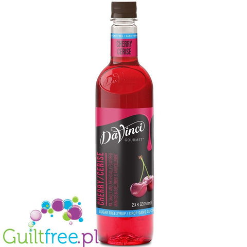 DaVinci Gourmet Syrup Sugar Free Cherry 750ml