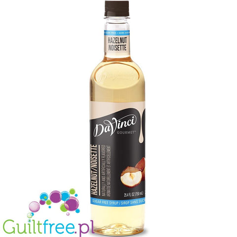 DaVinci Gourmet Syrup Sugar Free Hazelnut 750ml