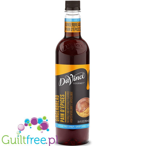 DaVinci Gourmet Syrup Sugar Free Gingerbread 750ml
