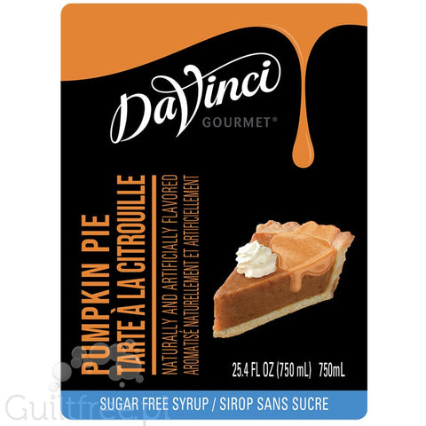 DaVinci Gourmet Syrup Sugar Free Pumpkin Pie 750ml