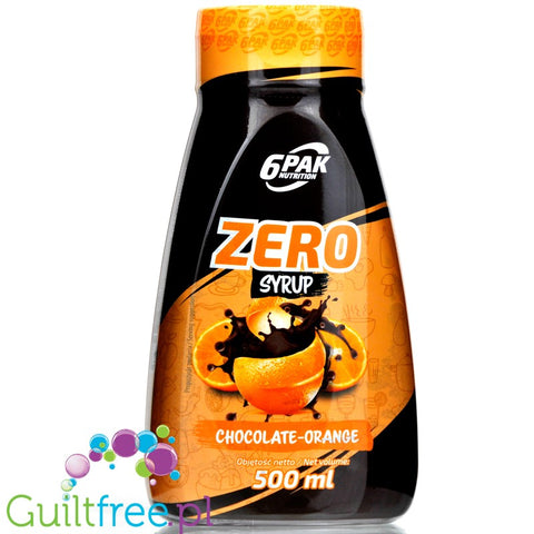 6Pak Zero Sauce Chocolate & Orange zero calorie