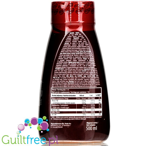 6Pak Nutrition Zero Sauce Smoked BBQ 16kcal