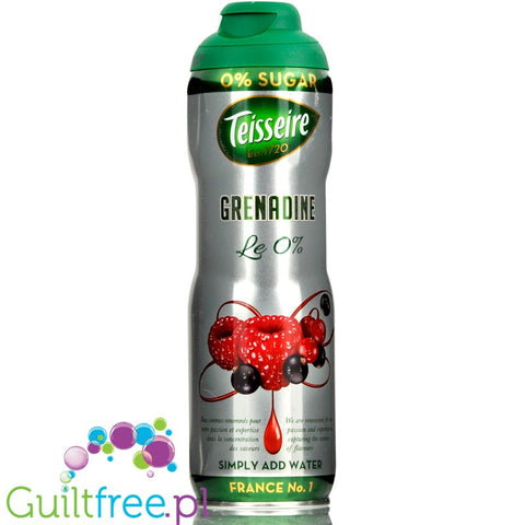 Teisseire 0% Sugar Syrup Grenadine