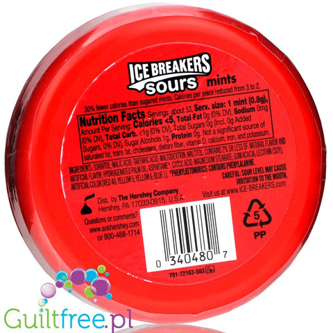 Ice Breakers Sours Lemonade sugar mints
