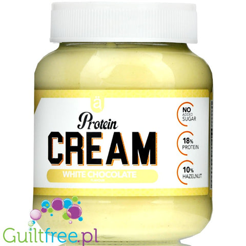 A Nano Low Sugar White Chocolate Spread