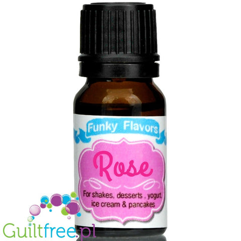 Funky Flavors Rose liquid food flavoring, sugar & sweetener free