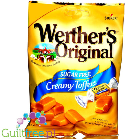 Werthers Original Creamy Toffee 65g sugar free chewy candies