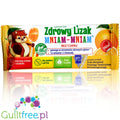Mniam sugarfree orange lollipop with stevia and xylitol