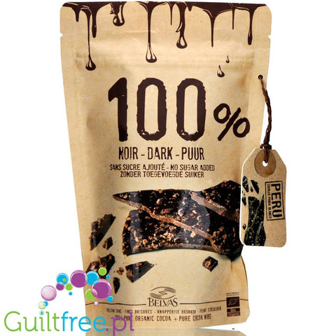 Belvas Noir bio 100% Cocoa Mass & Cocoa Nibs