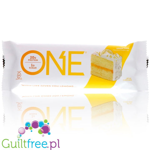 ONE Bar Lemon Cake - niskowęglowodanowy baton proteinowy, Ciasto Cytrynowe by ONE Bar (aka OhYeah! ISS Research)) (ohyeah-one-lemon-cake-protein-bar)
