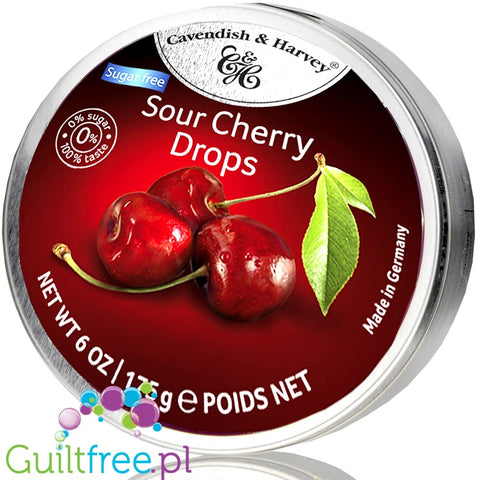 Cavendish & Harvey Sugar Free Sour Cherry 175g