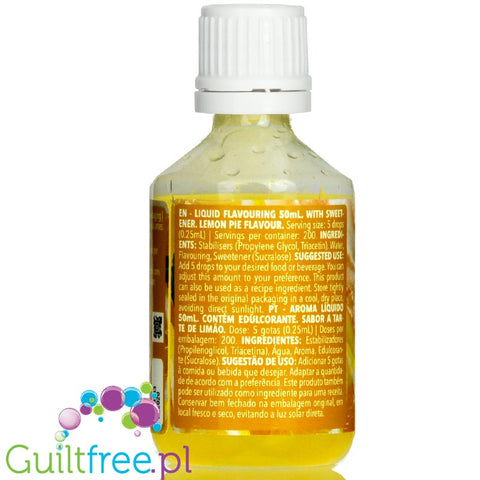 Prozis Yummy Drops Lemon Pie liquid sweetened flavoring drops