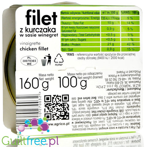 Agrico Chicken Fillet - Vinaigrette sauce