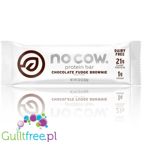 No Cow Chocolate Fudge Brownie