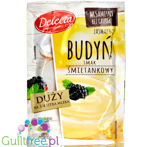 Delecta sugar free sweet cream pudding without sweeteners
