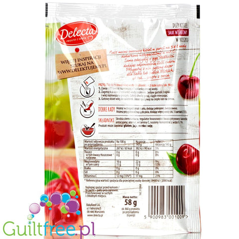 Delecta sugar free black cherry jelly without sweeteners