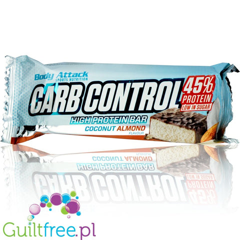Body Attack Carb Control Cookie-O protein bar, 45g protein
