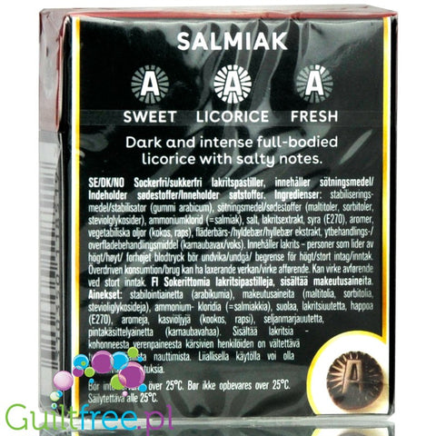 Läkerol  Salmiak - sugar free licorice  with stevia
