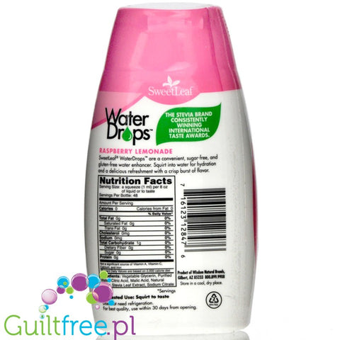 SweetLeaf Water Drops Water Enhancer, Raspberry Lemonade