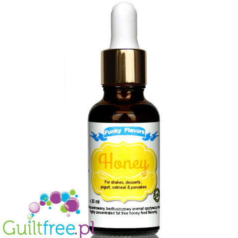 Funky Flavors Honey liquid food flavoring, sugar & sweetener free