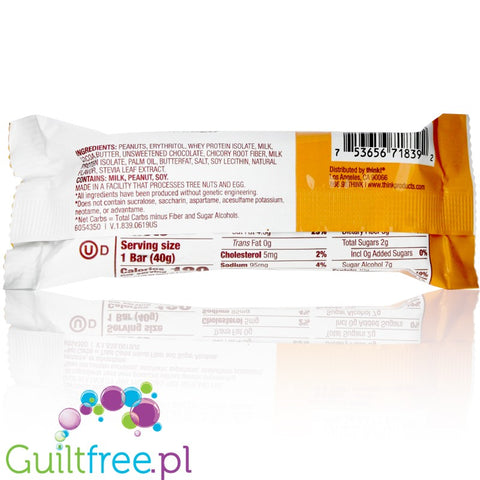 Think! Keto Protein Bar Chocolate Peanut Butter Pie