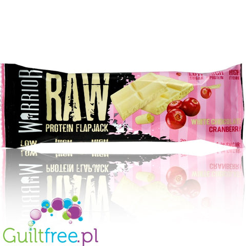 Warrior Raw Protein Flapjack White Chocolate Cranberry
