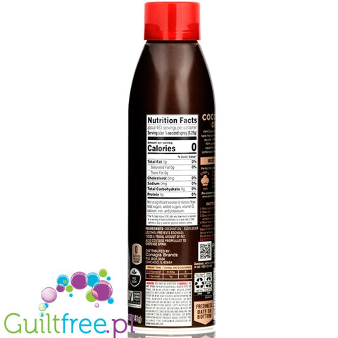 PAM Simply Coconut no-stick cooking spray