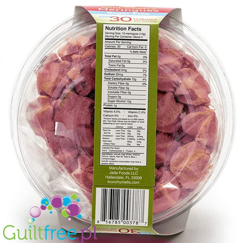 Krunchy Melts Strawberry Meringues Sugar Free Fat Free Gluten Free
