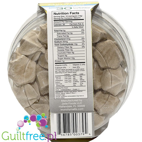 Krunchy Melts Chocolate Meringues Sugar Free Fat Free Gluten Free 