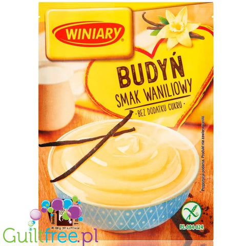 Winiary sugar free sweet cream pudding without sweeteners