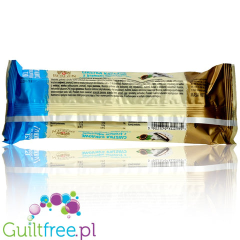 Bergen sugar free cookies with creamy filling and white coating