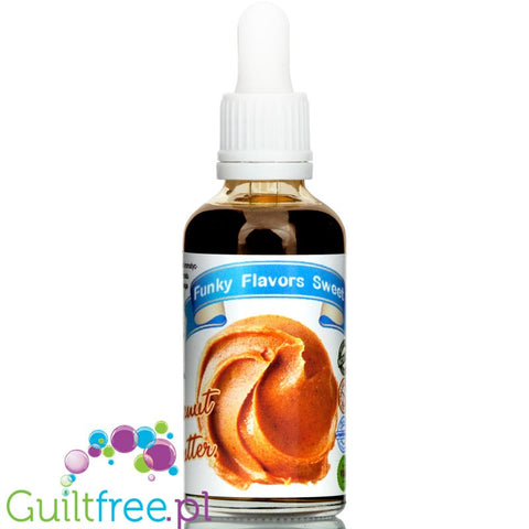 Funky Flavors Sweet Peanut Butter sugar free liquid flavor with sucralose