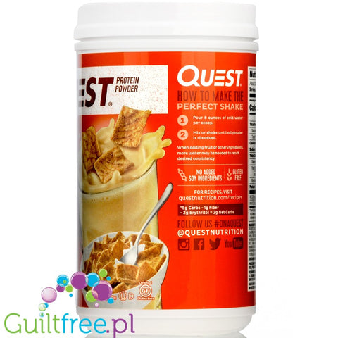 Quest Protein Cinnamon Crunch