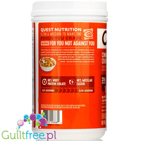 Quest Protein Cinnamon Crunch