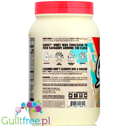 Ghost 100% Whey 907g Peanut Butter Cereal Milk
