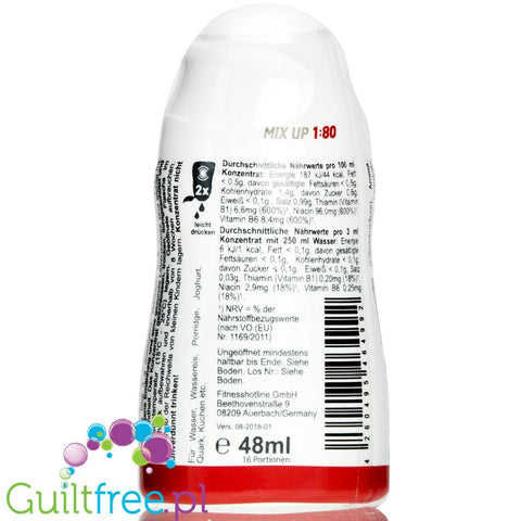 Vital Drink Raspberry concentrated water flavor enhancer