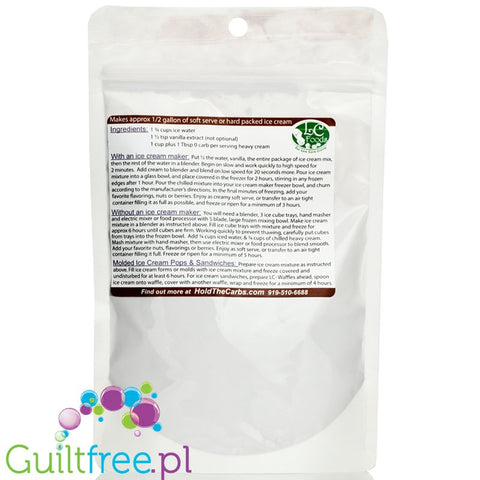 Ice Cream Mix, Chocolate, keto freindly