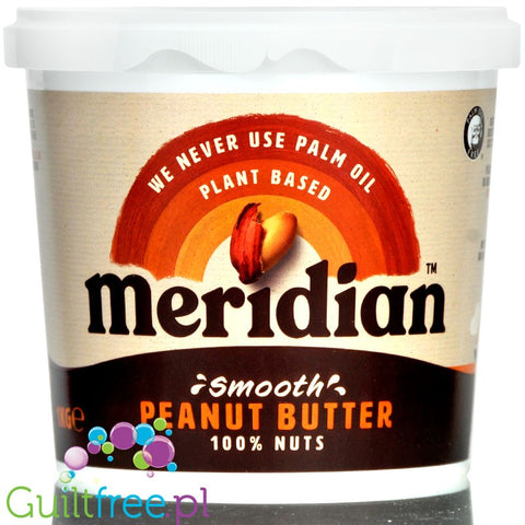 Meridian smooth peanut butter 100% nuts